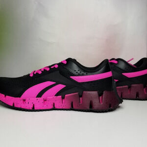 Reebok Female Zig Dynamica 2.0 Running Shoes Women's Size 7.5  Black Pink NWT